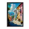 Stupell Industries Colorful Coastal Town Black Framed Floater Canvas Wall Art, design by Creative Studio